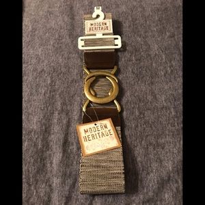 Modern Heritage Wide Stretchy Belt